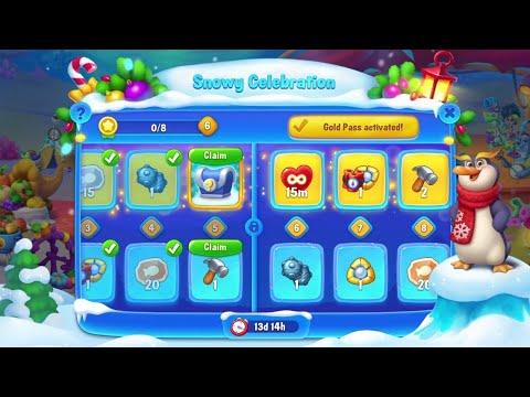 @Fishdom Level 10301 - 10303. Snowy Celebration Level 5 🔓