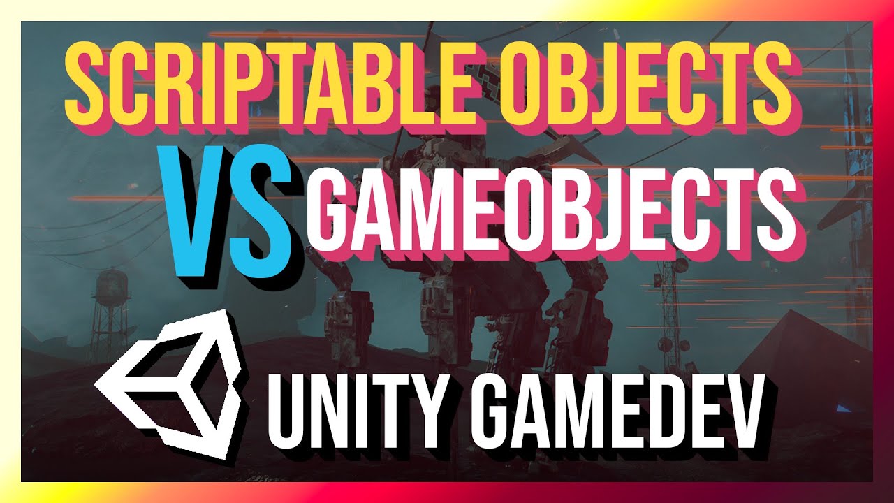 Scriptable Objects vs GameObject MonoBehaviours - Unity Tutorial for Beginners 2023