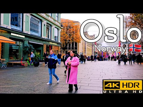 👣Discover the Real Oslo with Me in 4K HDR | November 2024👣