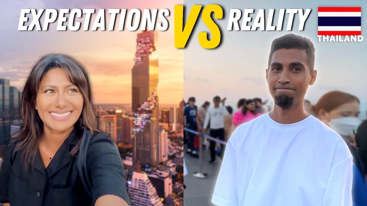 Join a duo as they explore the exhilarating Mahanakhon SkyWalk in this video.