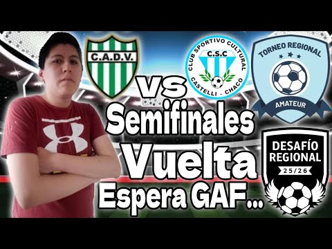 Martes de Torneo Regional Amateur. Semis Vuelta entre Defensores de Vilelas y Sp. Cultural. DR 34