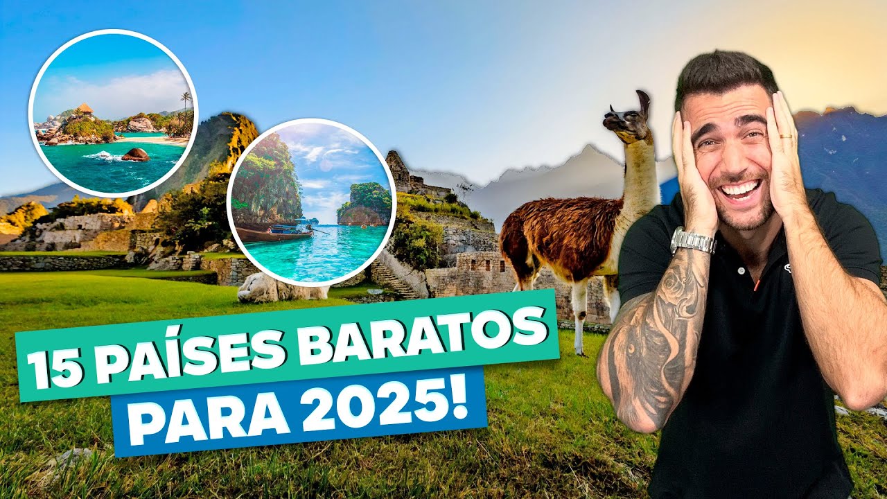 15 destinos e países mais BARATOS do MUNDO! E quanto custa cada um!