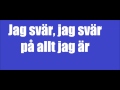 Jag svär - Alina Devecerski lyrics 