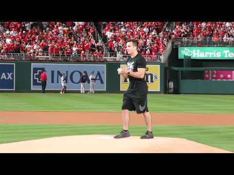 2019 World Series Game 5 - 1st pitch by Corey Cunliffe 10/27/19