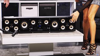 Anne-Kathrin Kosch zeigt die TV-Soundbar der Superlative bei PEARL TV