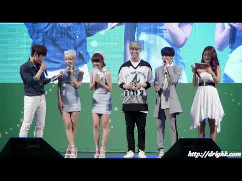 [직캠] 140717 초아,지민(AOA) 유겸(GOT7) 장이정(히스토리) - Quiz Time (HR) [킨텍스] by drighk