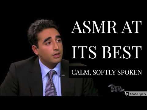 Best unintentional ASMR video with Bilawal Bhutto Zardari and Charlie Rose