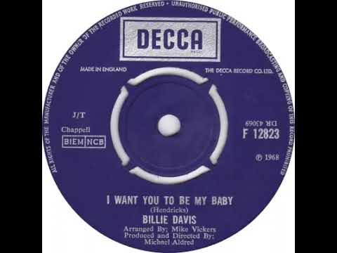 UK New Entry 1968 (214) Billie Davis - I Want You To Be My Baby
