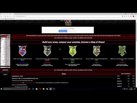 Come Join Me In Playing Kings Of Chaos! Old School RPG / Strategy Game