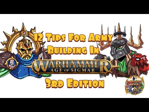 12 Tips For Army List Building In Age of Sigmar 3rd Edition