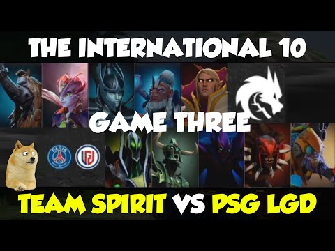TEAM SPIRIT vs LGD - DOTA2 THE INTERNATIONL 10 GAME 3 | NOTHINGTOSAY FAST HAND TINKER!