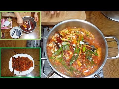 꽁치 무조림