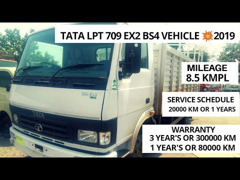Tata lpt 709 ex2 truck, 6 wheeler, 7.49 tonne gvw