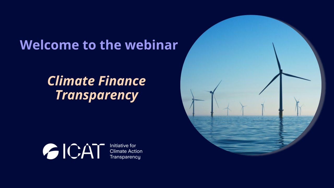 Webinar: Climate Finance Transparency