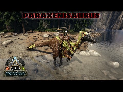 Paraxenisaurus The Strange Lizard || Full Taming || Modded ARK || Fjordur || Prehistoric Beasts.