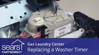 How to Replace a Gas Laundry Center Washer Timer (Kenmore, Frigidaire)