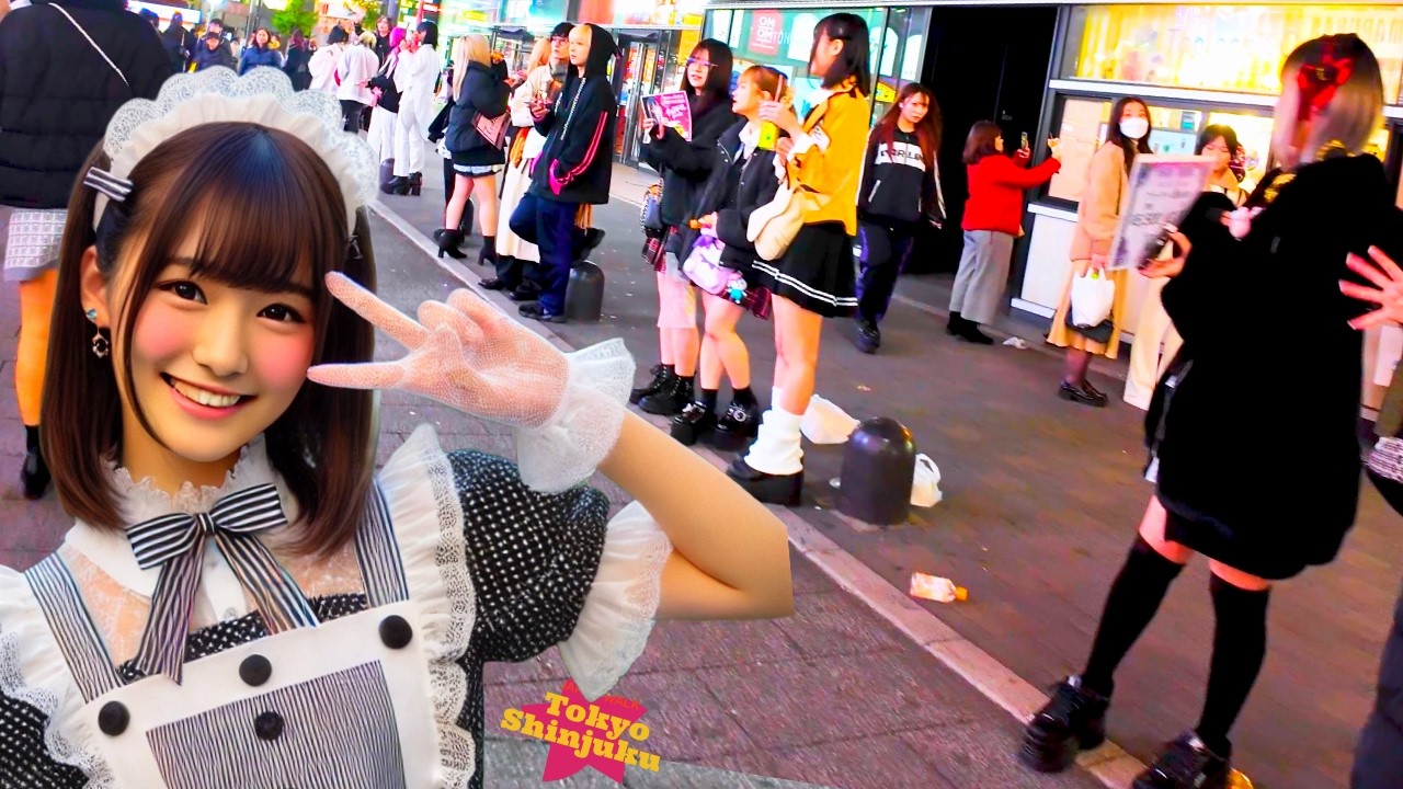 Tokyo Shinjuku 👍 Godzilla Street 💖 4K Non-stop 1 hour