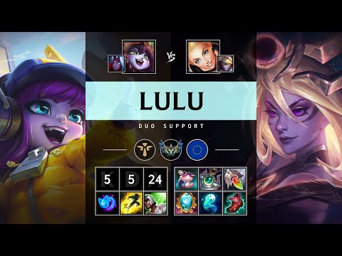 Lulu Support vs Lux - EUW Challenger Patch 14.23