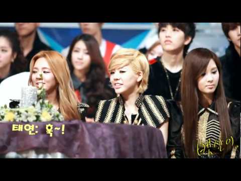 111229 SNSD Sunny Hyoyeon Seohyun candle game