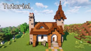 Minecraft How To Build a Medieval Starter House 🏠| Tutorial