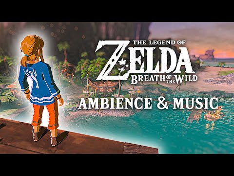 🌴 Lurelin Village Sunset 🌴 Zelda Ambience & Optional Music