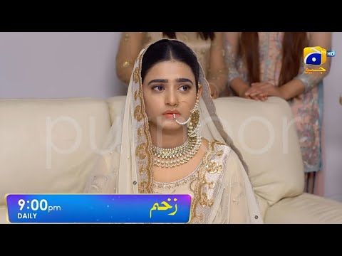 Promo Zakham Episode 24 | Episode 24 Teaser | Best Review by Purnoor