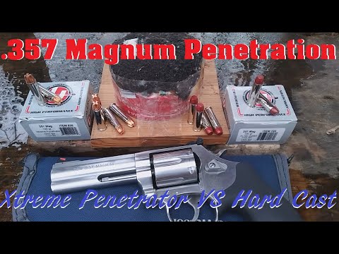 .357 Magnum Penetration- Xtreme Penetrator VS Hard Cast