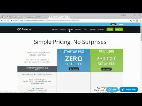 Ecommerce website project in php and mysql CCAvenue account setup php library part 9