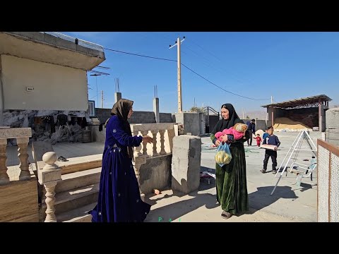 “The Par family visits Tayebeh after her difficult surgery and her return home.”