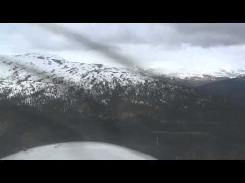 Sogndal, Norway - Approach and Landing Runway 24