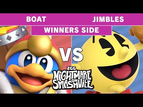 2GG NoS - BOAT (KingDDD) Vs Jimbles (Pacman) Winners Pools B - Smash Ultimate
