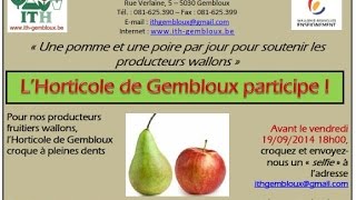 preview picture of video 'I.T.H. de Gembloux - Croquer une pomme ou une poire wallonne'