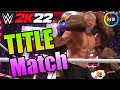 FULL MATCH Big E Vs Lesnar Vs Lashley Vs Rollins Vs Owens WWE Title Match WWE 2K22