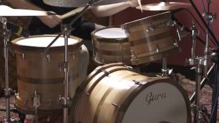 Guru Drums Origin series beech & ovangkol - Honest Capture.  Two tunings.