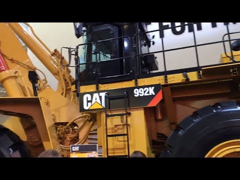 Caterpillar 992K Wheel Loader At Bauma Expo 2016