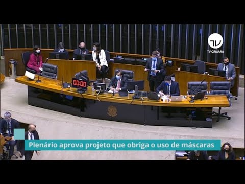 Plenário aprova uso obrigatório de máscaras em todo o País - 19/05/2020