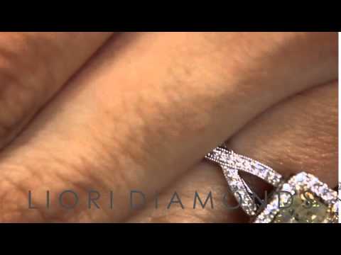 FD-SOLD-085 - 1.60 Ct. GIA Certified Natural Fancy Yellow Radiant Cut Diamond Engagement Ring