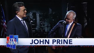 John Prine And Stephen Colbert: &quot;That&#39;s the Way the World goes Round&quot;