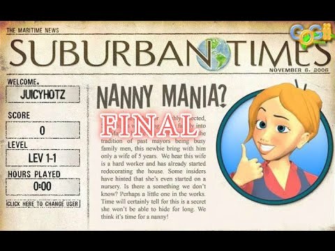 Nanny Mania - Gameplay Final Part 10 (Level 10-1 to 10-5)