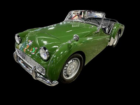 Classic Car For Sale   1962 triumph TR 3  A  Roadster    DGC109L   HD 720p
