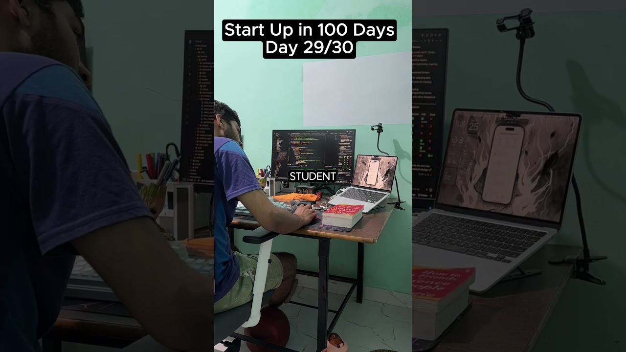 Day 29/100 - Coding A Startup in 100 Days #python #flutter #techstartup #tech #startup #react