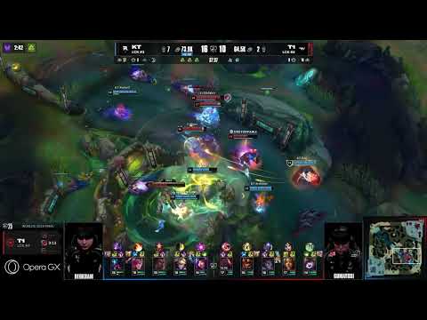 T1 vs KT Game 2 Highlights | World Championship Finals