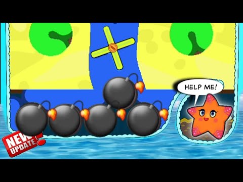 New save the fish game / New updated save  fish pull the pin mobile game / level 10511 - 10532