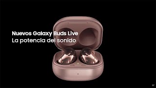 Samsung Nuevos Galaxy Buds Live | La potencia del sonido anuncio