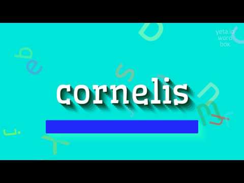 How to say "cornelis"! (High Quality Voices)