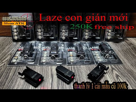 Laze con gián tia đỏ kẹp ray 11 và ray 20 nhỏ gọn thuận tiện hàng chuẩn xịn bao không lỗi