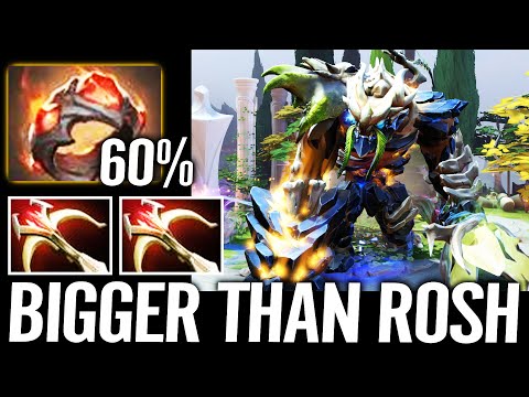 🔥 100% BIGGER THAN ROSHAN - Giant's Ring Tiny 2x Daedalus So Awesome Imba Carry Late Game Dota 2 Pro