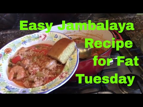 Mardi Gras Food Recipes - Easy Jambalaya from Cooking Secrets For Men
