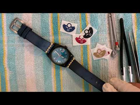 Putting a custom rotor sticker on my Fluted bezel 36 mm watch