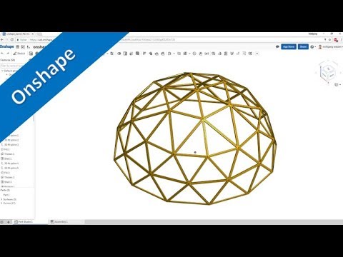 Userwish Dome Kuppel Onshape Training Part Design